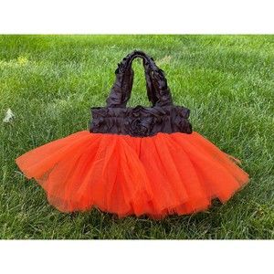 Bridal Bag Tulle Tote, Gothic Wedding Bags, Black Coral Red Bag, Flower Girl